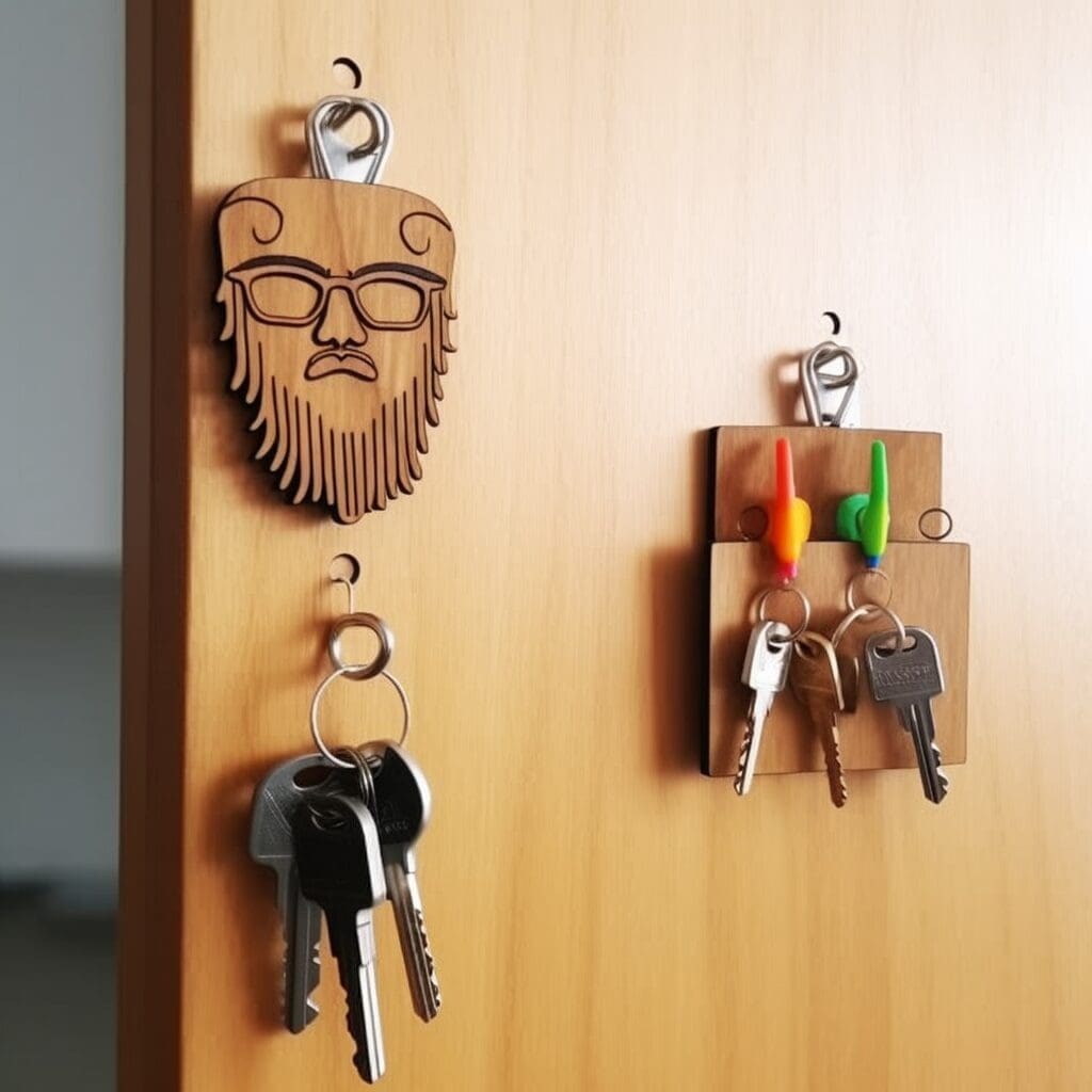 image de porte clés murale